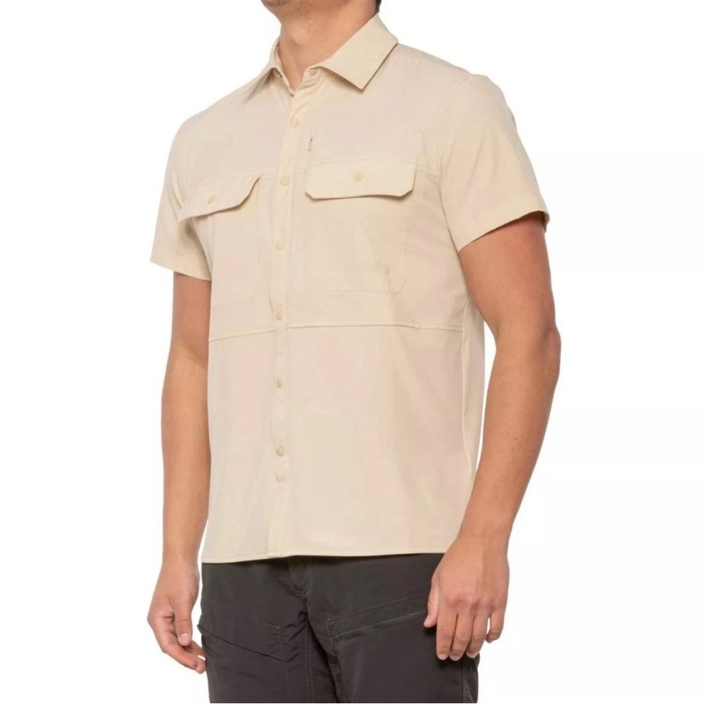 The North Face Men’s Small Beige Sniktau Sun Button Vented Shirt - NWT